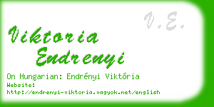 viktoria endrenyi business card